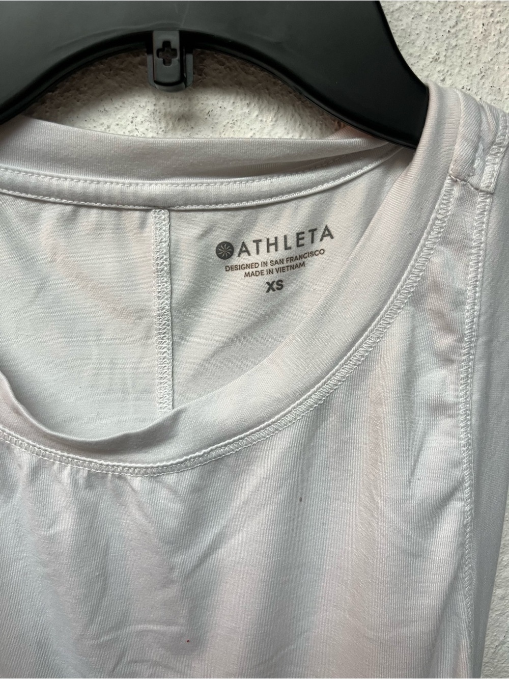 Athleta White High-Low Performance Tank - Picture 2 of 4